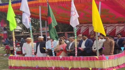 সালথায় বিভাগদী শহীদস্মৃতি মহাবিদ্যালয়ে বার্ষিক ক্রীড়া প্রতিযোগিতা